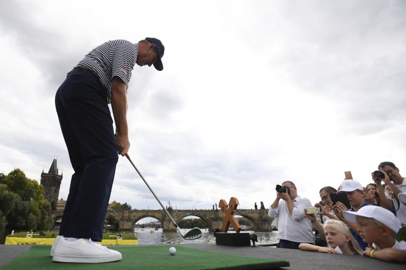 Golfista Ernie Els.