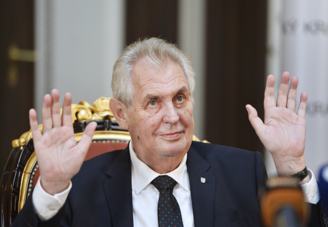 Miloš Zeman. 
