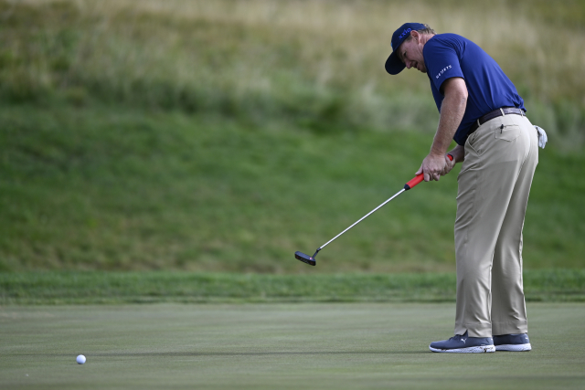 Ernie Els z Jihoafrické republiky na Czech Masters.