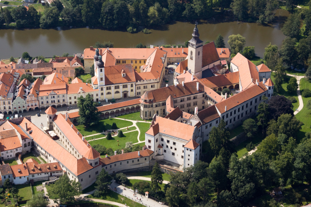 Město a zámek Telč.