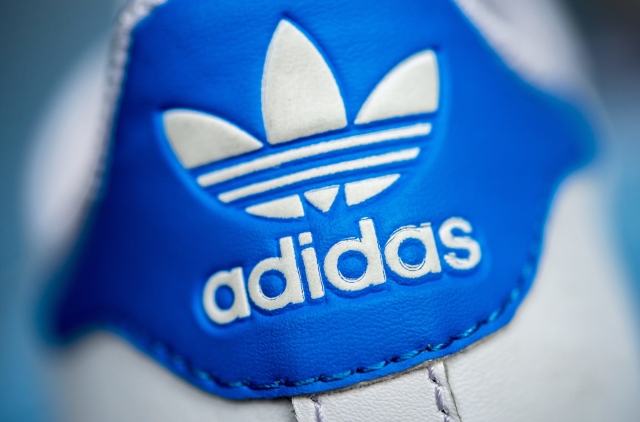 Adidas logo.