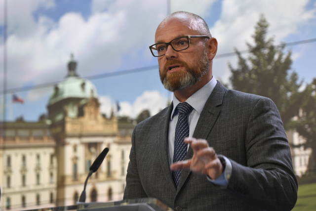 Ministr školství Robert Plaga (ANO).