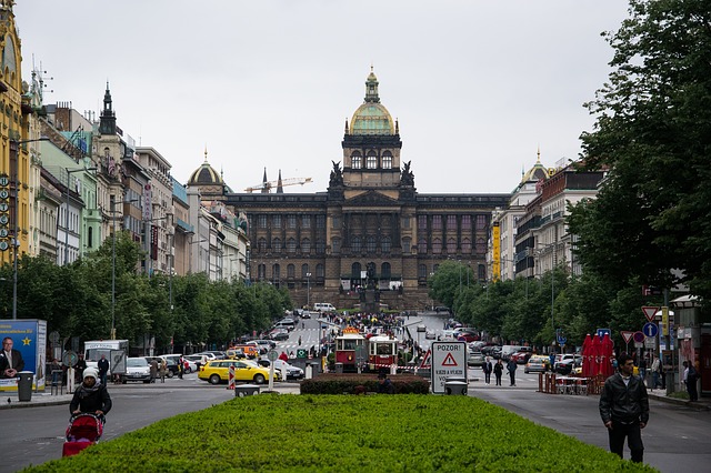 Václavské náměstí.