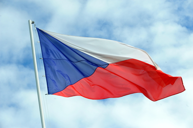Vlajka České republiky.