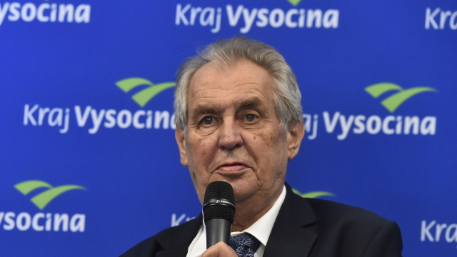Miloš Zeman. 