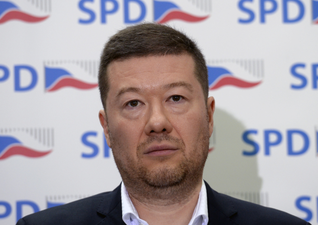 Tomio Okamura, předseda hnutí SPD.