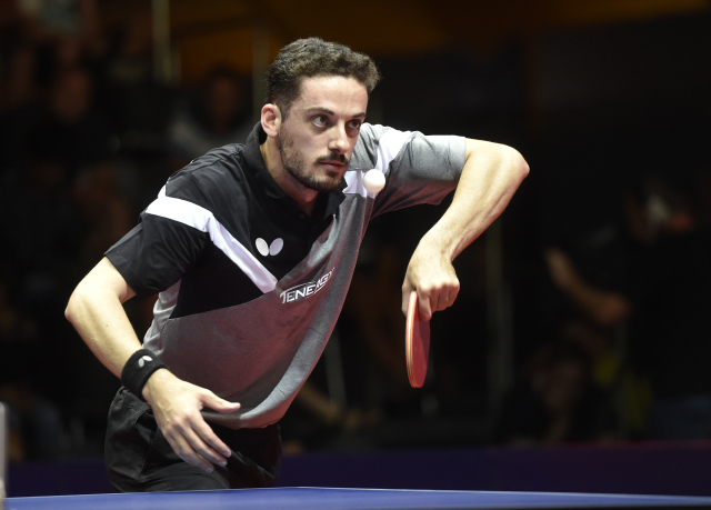 Marcos Freitas z Portugalska při loňském finále dvouhry mužů na Czech Open.