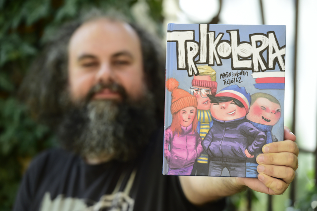 Martin Šinkovský, autor komiksu Trikolora.