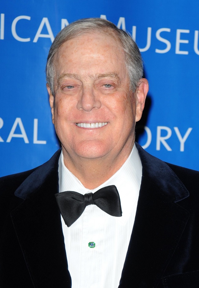 Miliardář David Koch.