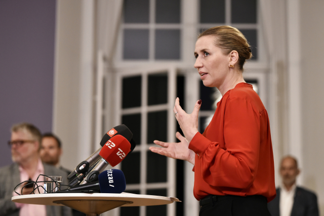 Dánská premiérka Mette Frederiksenová.