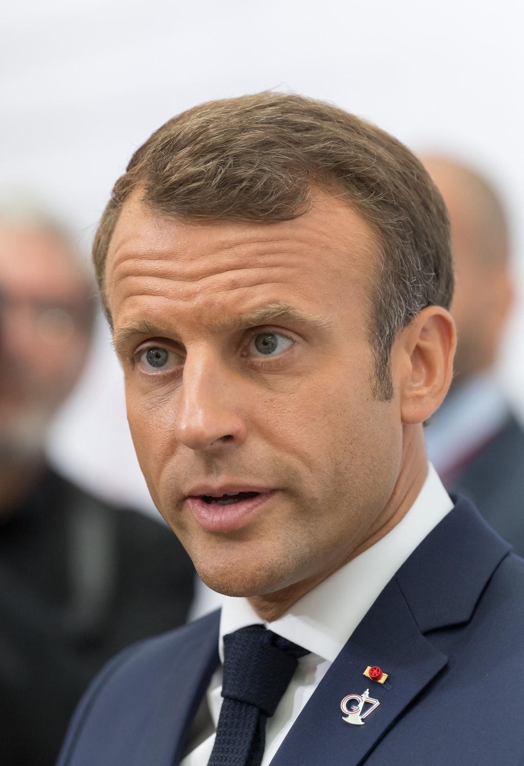 Francouzský prezident Emmanuel Macron. 