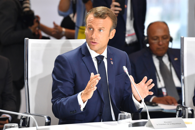 Francouzský prezident Emmanuel Macron.
