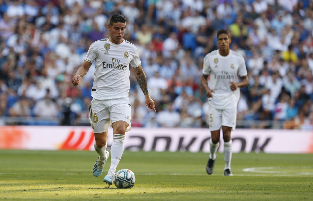 Fotbalista Realu Madrid James Rodriguez.