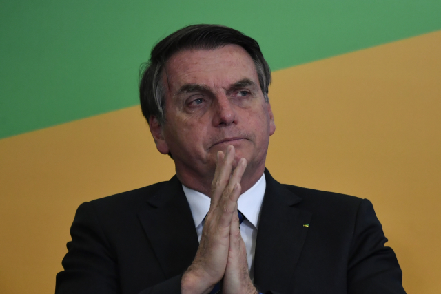Brazilský prezident Jair Bolsonaro.