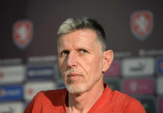 Trenér české fotbalové reprezentace Jaroslav Šilhavý.
