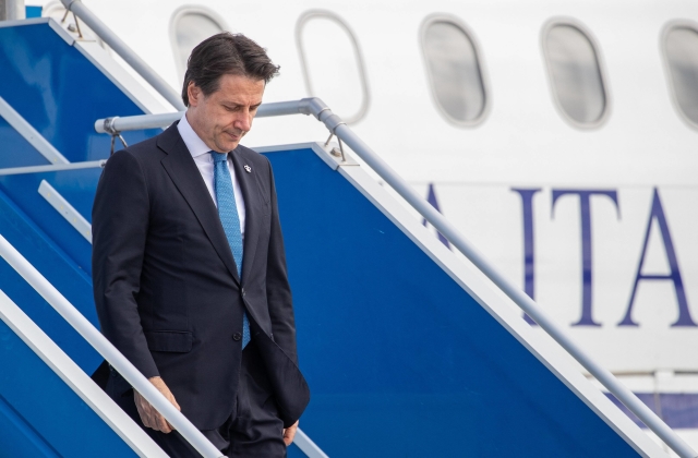 Italský premiér Giuseppe Conte.