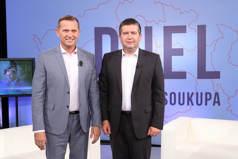Jan Hamáček v Duelu Jaromíra Soukupa. 