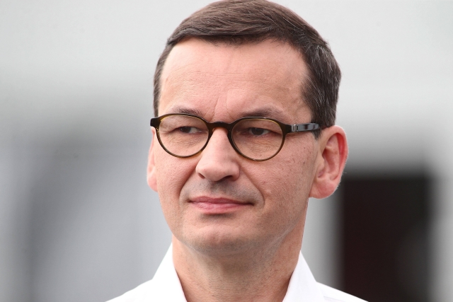 Předseda polské vlády Mateusz Morawiecki. 