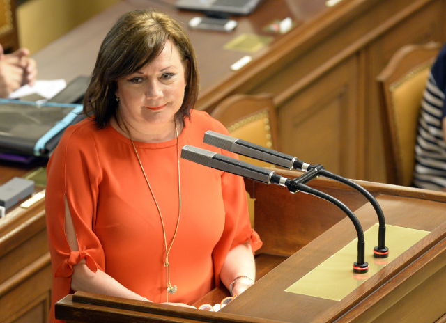 Ministryně financí Alena Schillerová. 
