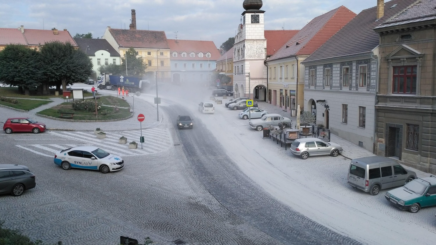 Zaprášená Volyně.