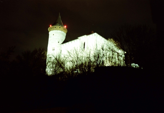 Hrad na Kunětické hoře.