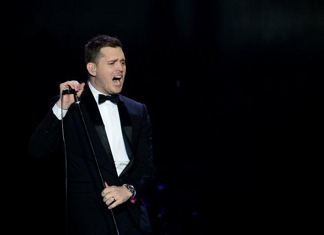 Zpěvák Michael Bublé.