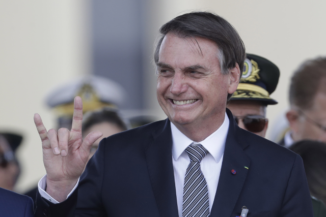 Brazilský prezident Jair Bolsonaro.