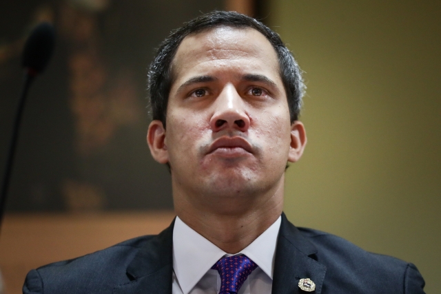 Předseda venezuelského parlamentu a lídr tamní opozice Juan Guaidó.