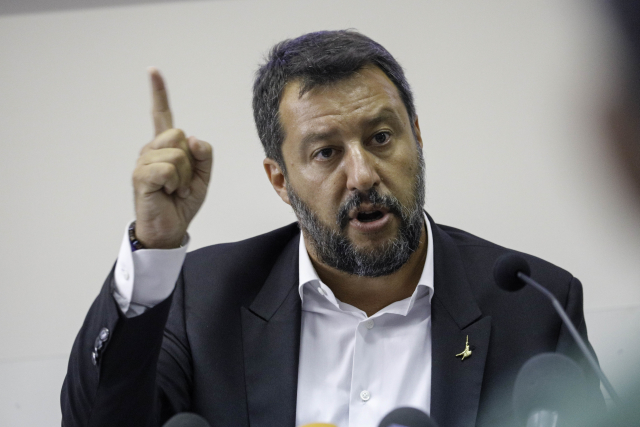 Italský ministr vnitra Matteo Salvini.