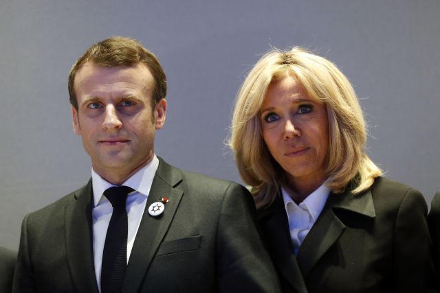 První dáma Brigitte Macronová s manželem. 