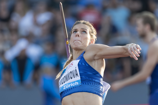 Nikola Ogrodníková na stadionu v Curychu.