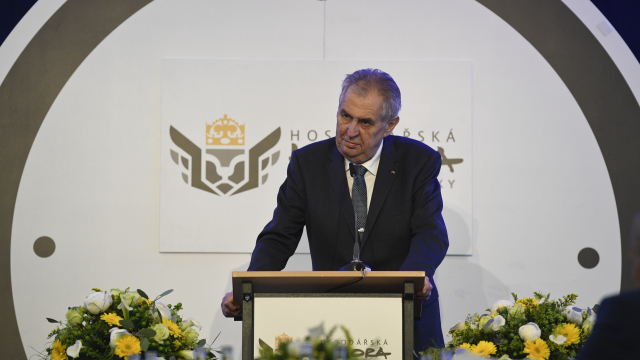 Prezident Miloš Zeman.