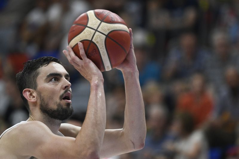 Český basketbalový reprezentant Tomáš Satoranský.
