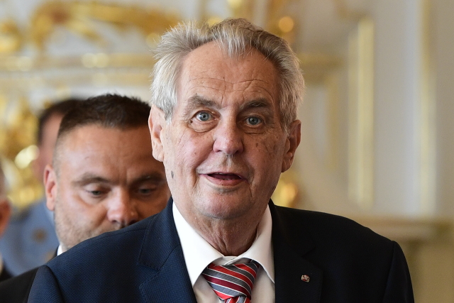 Prezident Miloš Zeman.