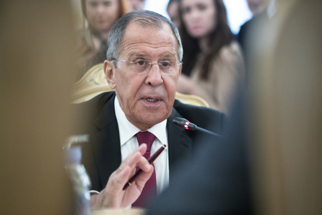 Ruský ministr zahraničí Sergej Lavrov.