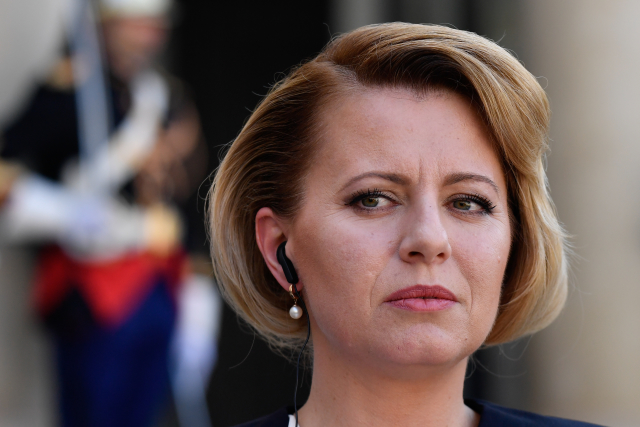 Slovenská prezidentka Zuzana Čaputová. 