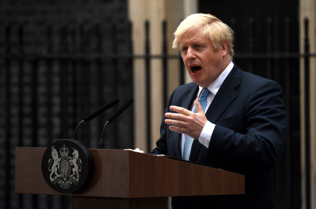 Britský premiér Boris Johnson.