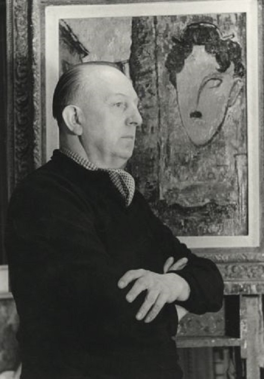Jaroslav Veris s obrazem Sláva.