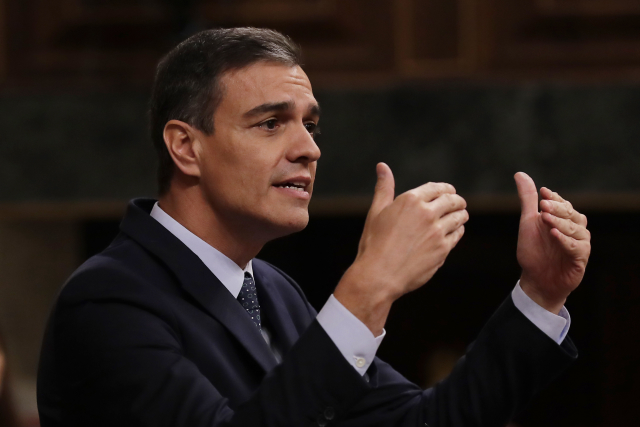 Šéf socialistů Pedro Sánchez.