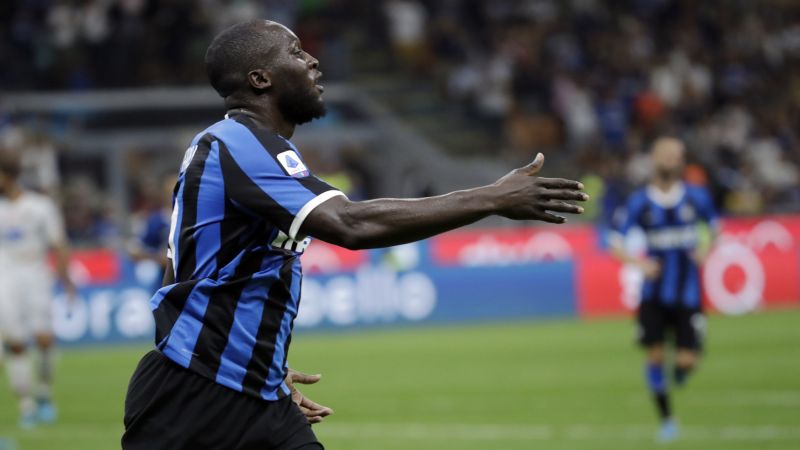 Fotbalista Interu Milán Romelu Lukaku.