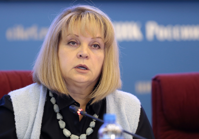 Předsedkyně ústřední volební komise Ruské federace Ella Pamfilovová.