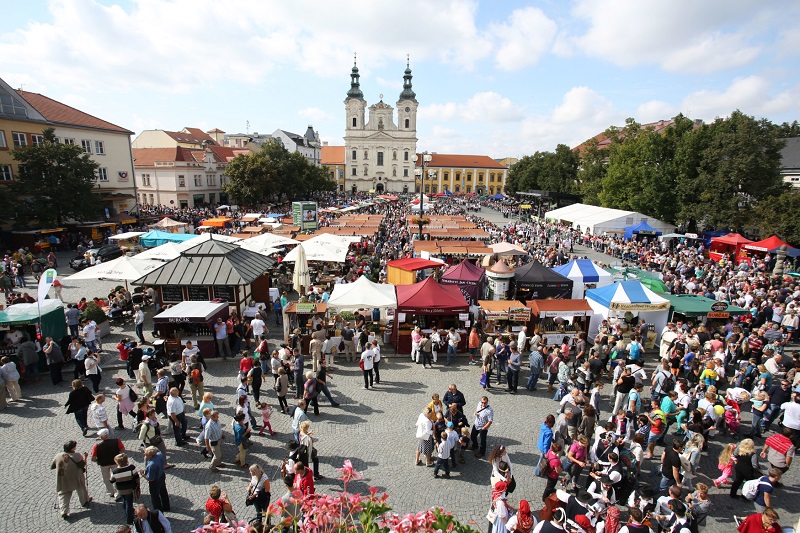 Slavnosti vína v Uherském Hradišti. 