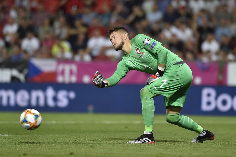 Brankář české fotbalové reprezentace Tomáš Vaclík.