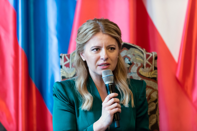 Slovenská prezidentka Zuzana Čaputová.