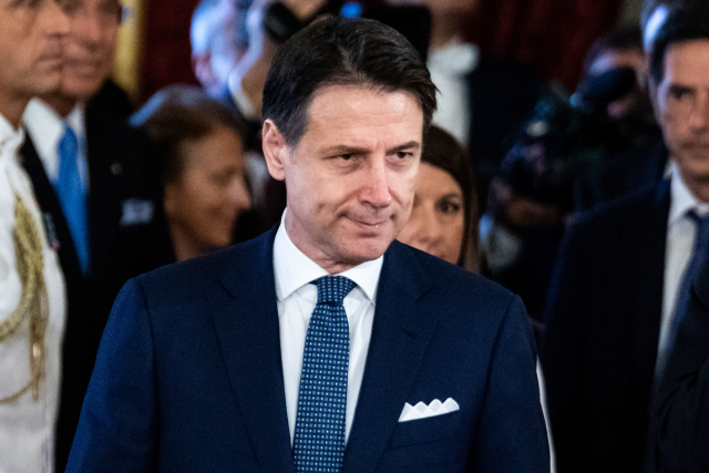 Italský premiér Giuseppe Conte.