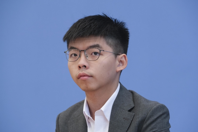 Hongkongský aktivista Joshua Wong.