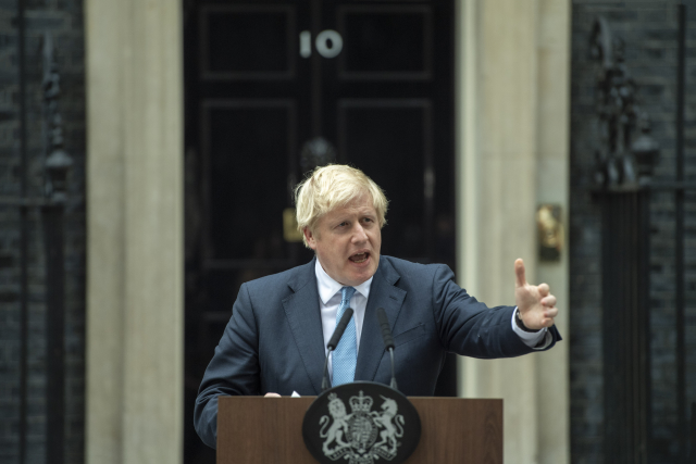Britský premiér Boris Johnson.