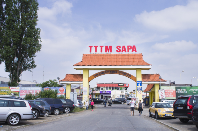 Vietnamská tržnice Sapa.