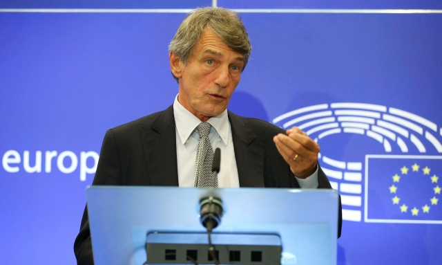 Předseda Evropského parlamentu (EP) David Sassoli.