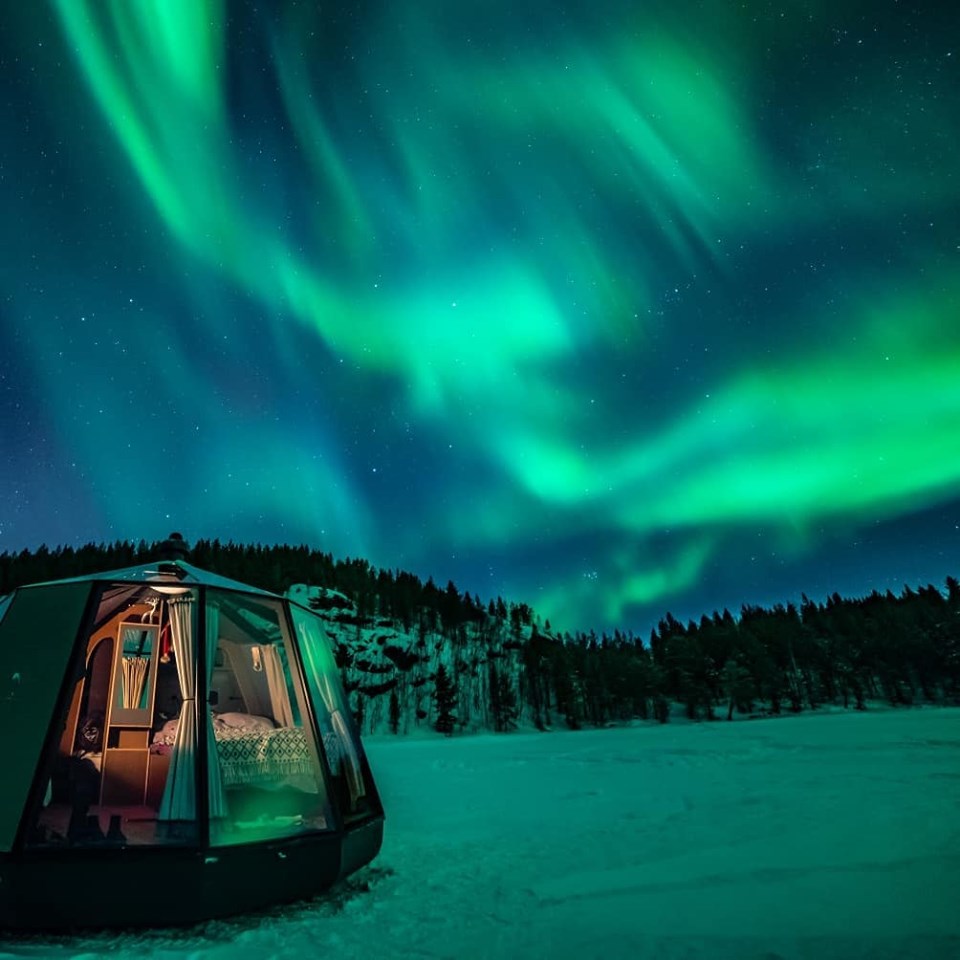 North Pole Igloos Hotel.